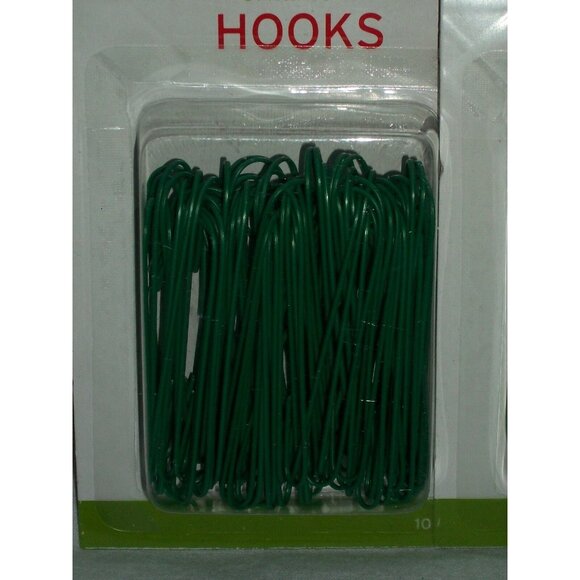 Green Metal Wire Hanging Hooks Set - Picture 1 of 1
